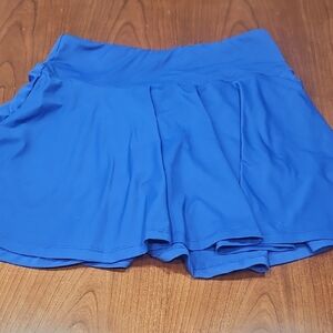 Women's Blue Skorts/Tennis Skirt